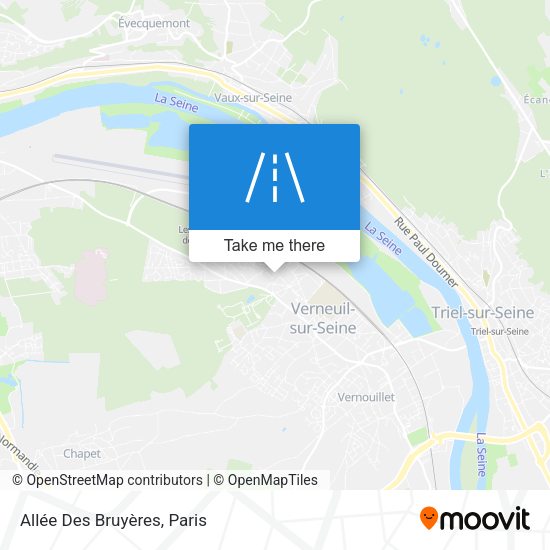 Allée Des Bruyères map
