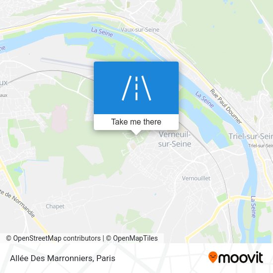 Allée Des Marronniers map