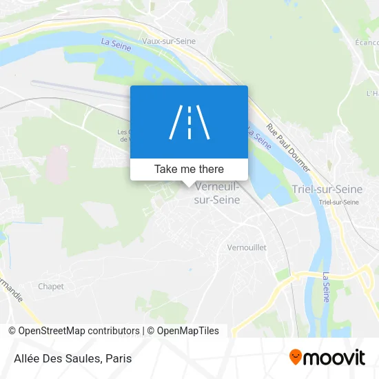 Allée Des Saules map
