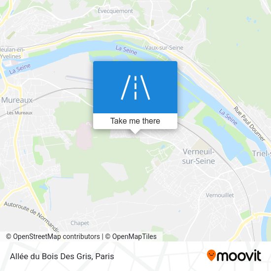 Allée du Bois Des Gris map
