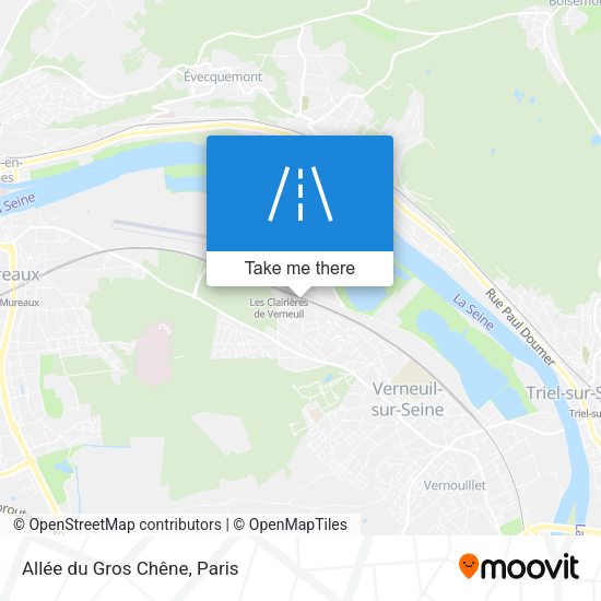 Allée du Gros Chêne map