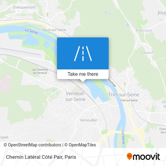 Chemin Latéral Côté Pair map
