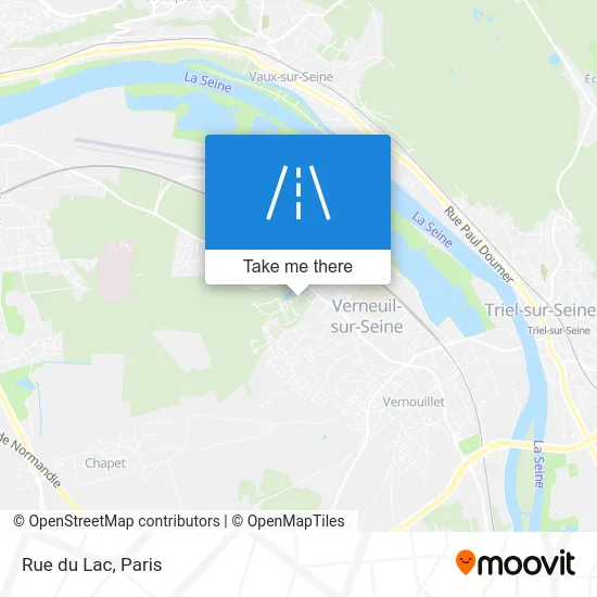 Rue du Lac map