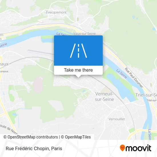 Rue Frédéric Chopin map