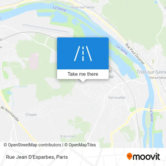 Rue Jean D'Esparbes map