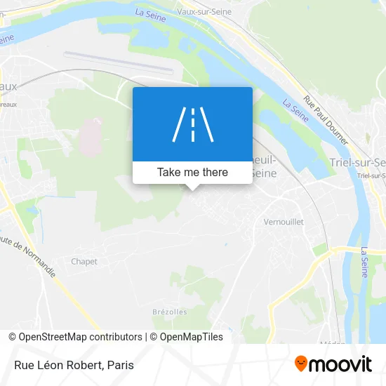 Rue Léon Robert map