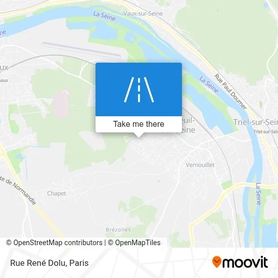 Rue René Dolu map
