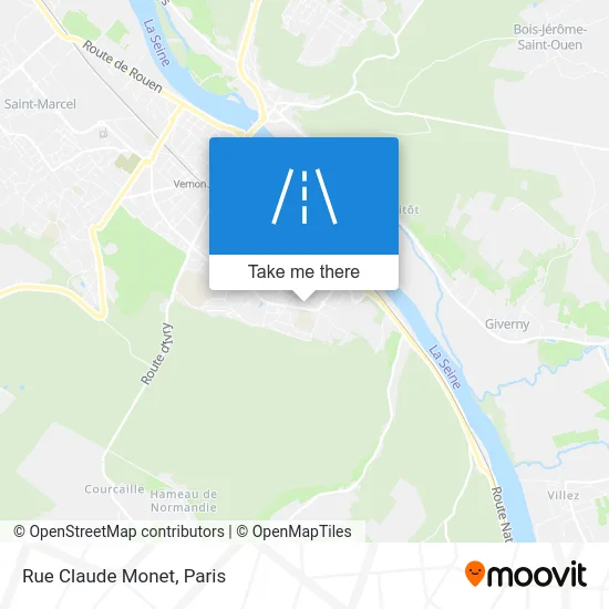 Rue Claude Monet map