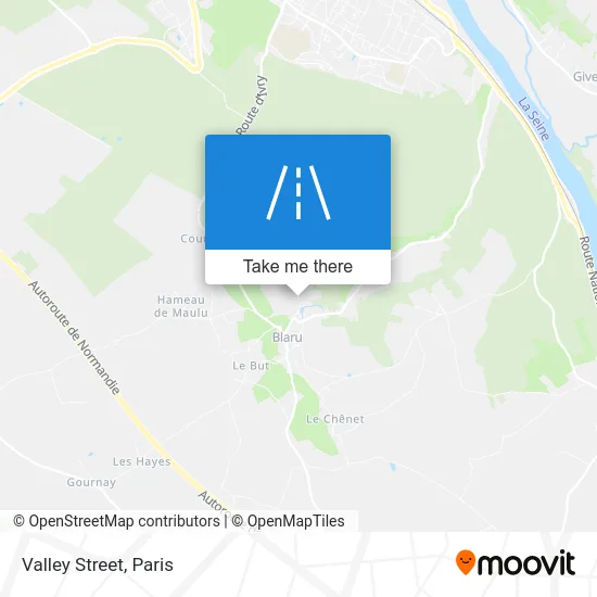 Rue de la Vallée map