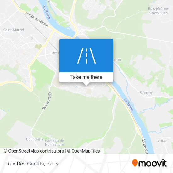 Rue Des Genêts map