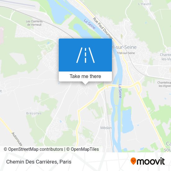 Chemin Des Carrières map
