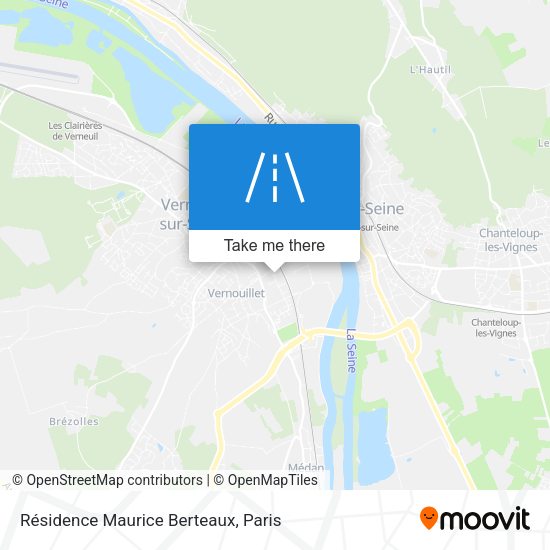 Résidence Maurice Berteaux map