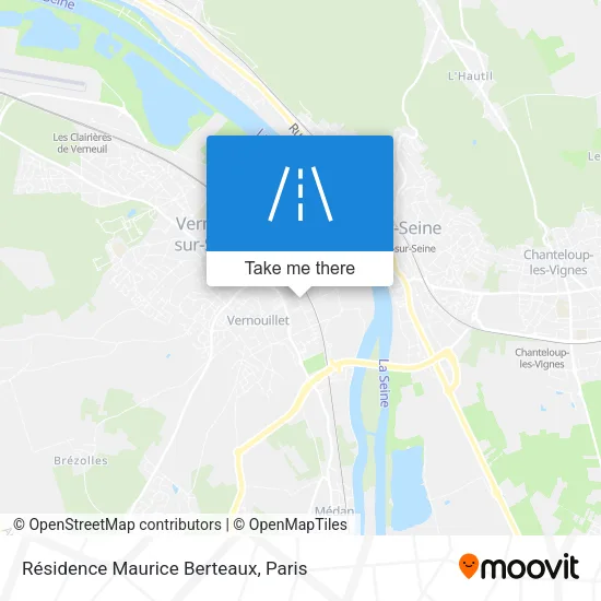 Mapa Résidence Maurice Berteaux