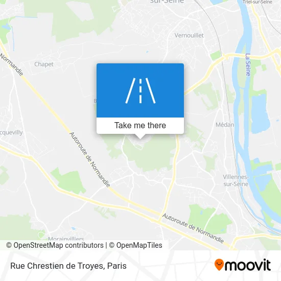 Rue Chrestien de Troyes map