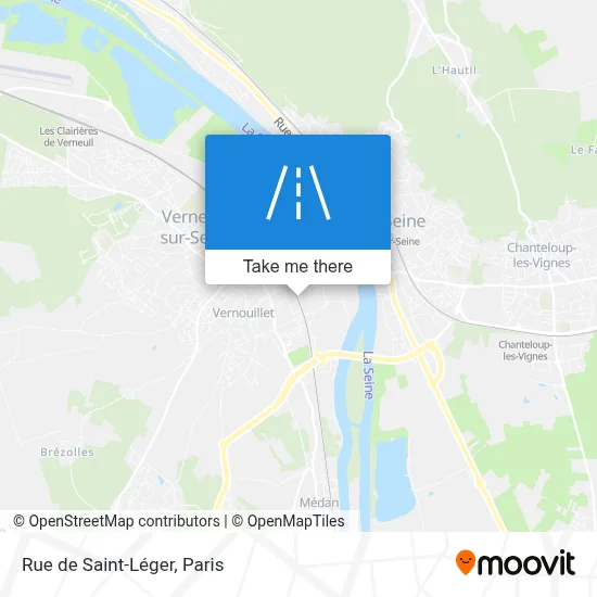 Rue de Saint-Léger map
