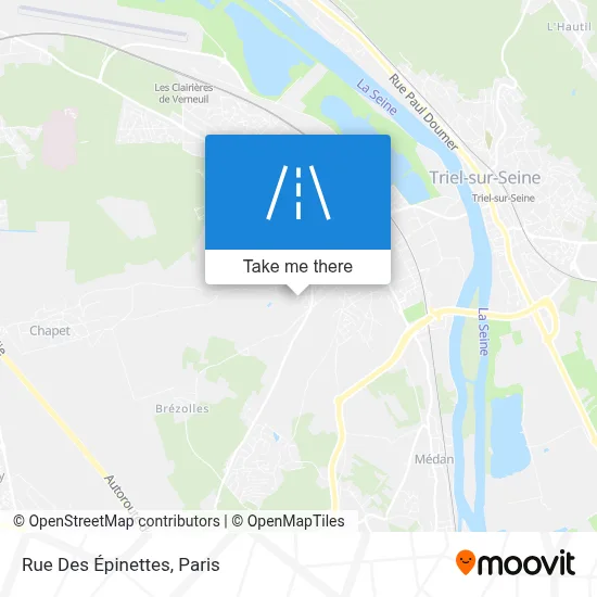 Rue Des Épinettes map