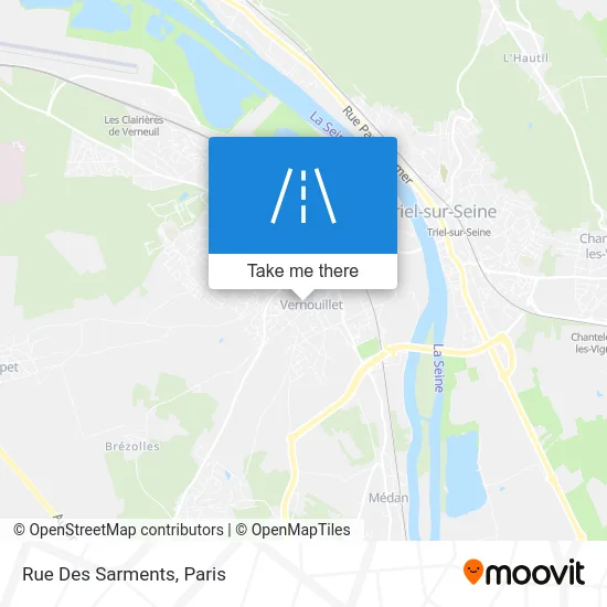 Rue Des Sarments map