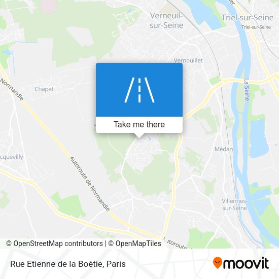 Rue Etienne de la Boétie map