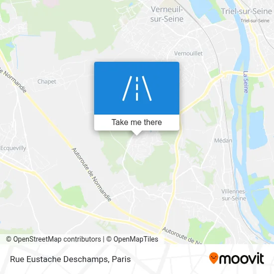 Rue Eustache Deschamps map