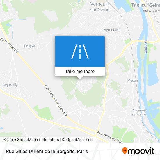 Rue Gilles Durant de la Bergerie map