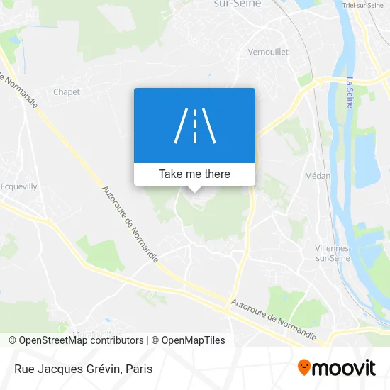 Rue Jacques Grévin map