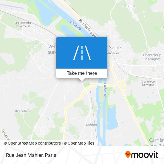 Mapa Rue Jean Mahler