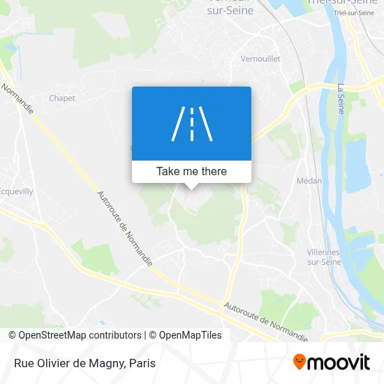 Rue Olivier de Magny map