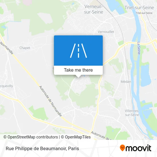 Rue Philippe de Beaumanoir map