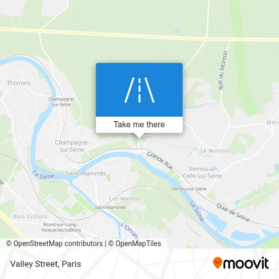 Rue de la Vallée map