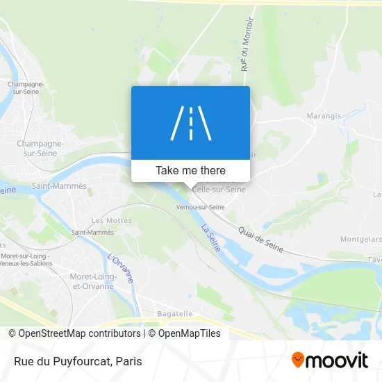 Rue du Puyfourcat map