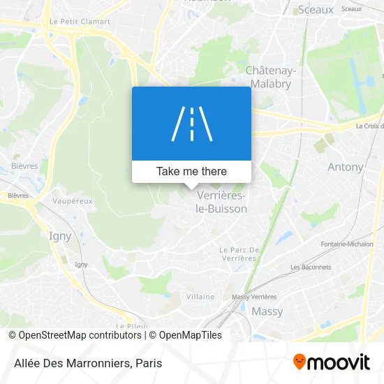 Allée Des Marronniers map