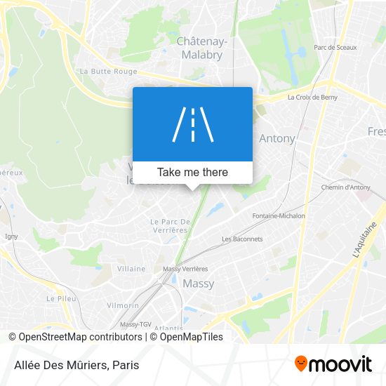 Allée Des Mûriers map