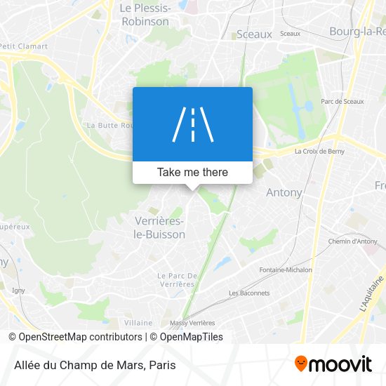 Allée du Champ de Mars map