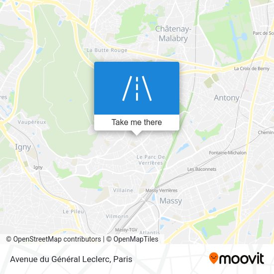 Avenue du Général Leclerc map