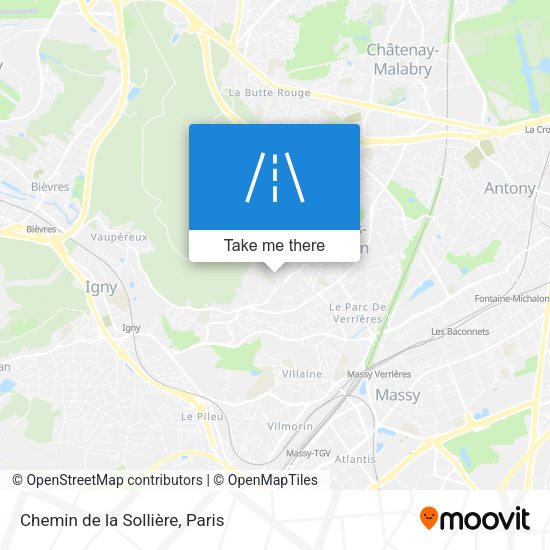 Chemin de la Sollière map