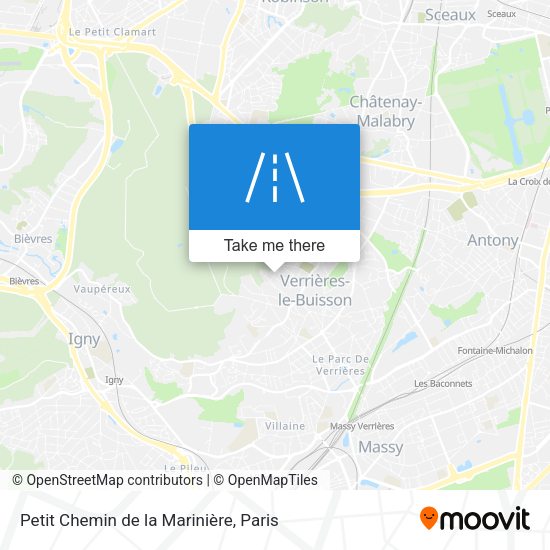 Petit Chemin de la Marinière map