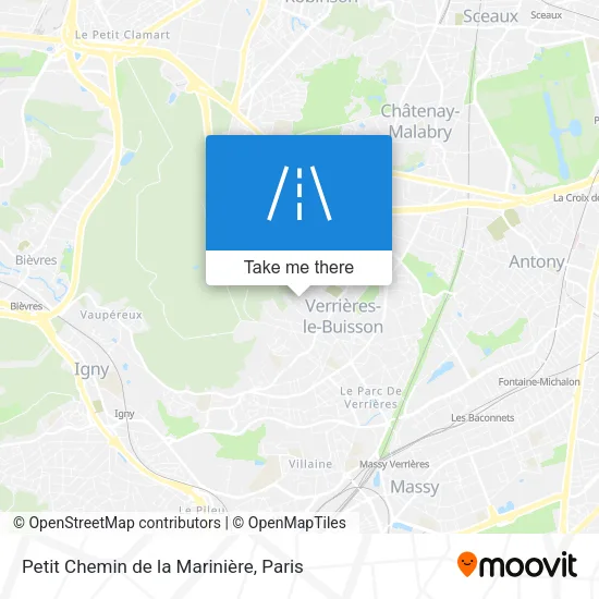 Petit Chemin de la Marinière map