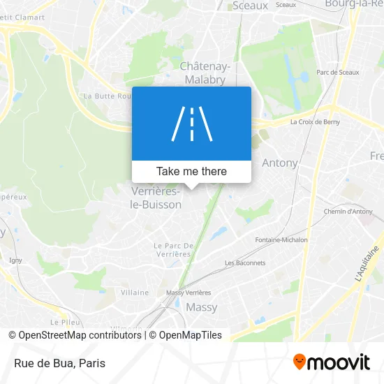 Rue de Bua map