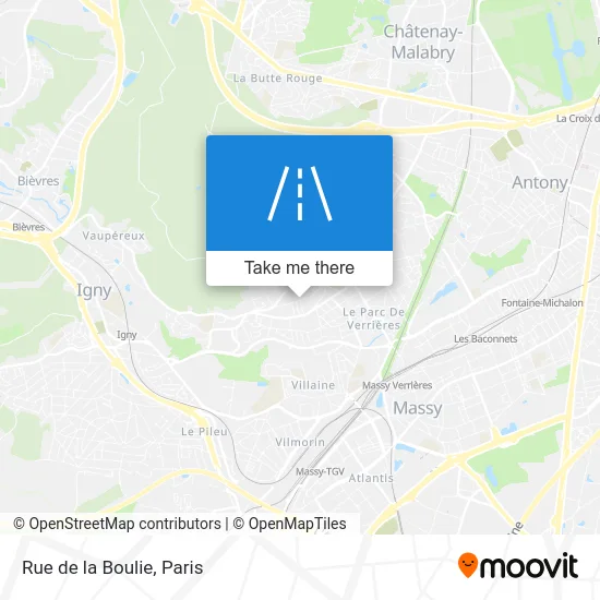 Rue de la Boulie map