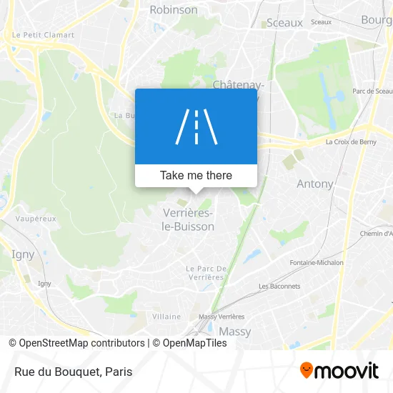 Rue du Bouquet map