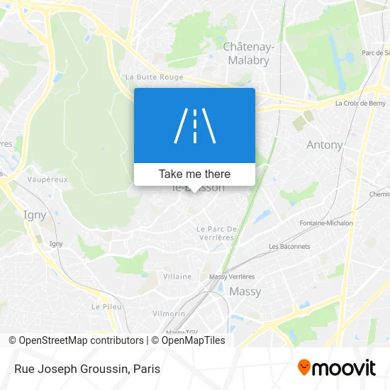 Rue Joseph Groussin map