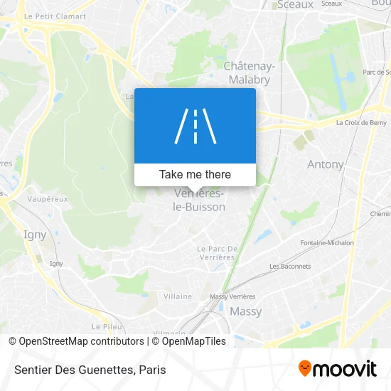Sentier Des Guenettes map