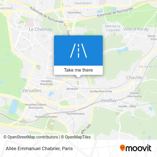 Allée Emmanuel Chabrier map