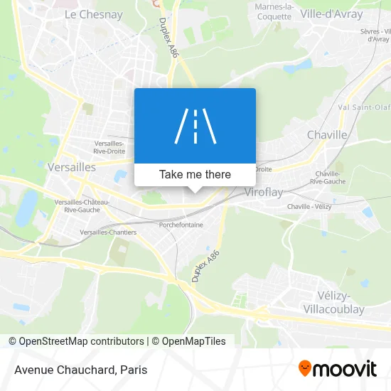 Avenue Chauchard map