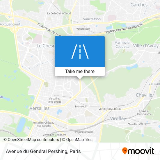Avenue du Général Pershing map