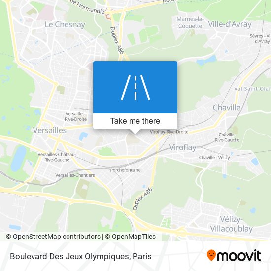 Mapa Boulevard Des Jeux Olympiques