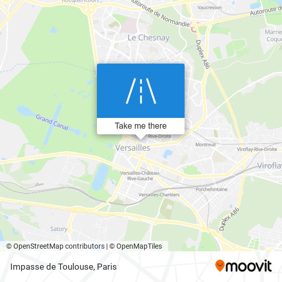 Mapa Impasse de Toulouse