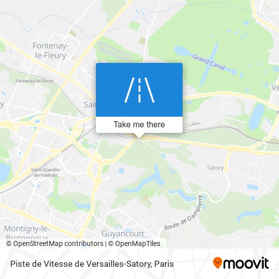 Piste de Vitesse de Versailles-Satory map