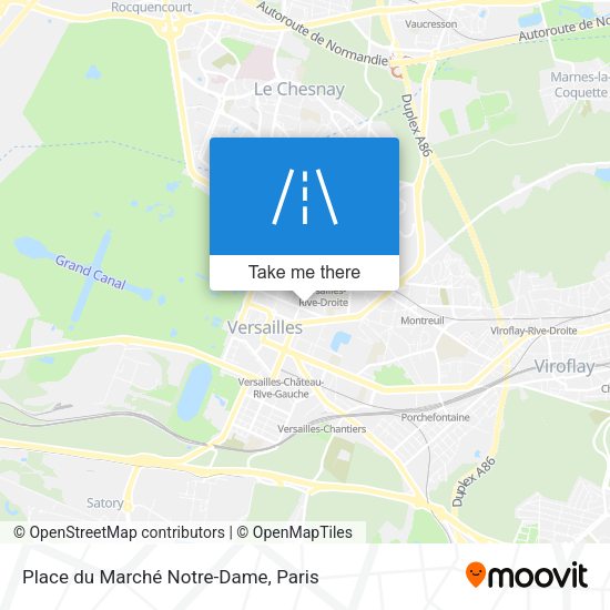 Place du Marché Notre-Dame map