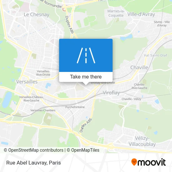 Rue Abel Lauvray map